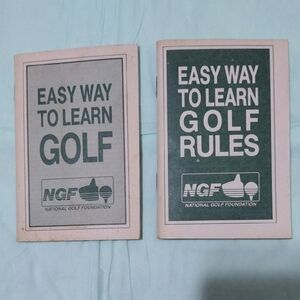 Easy Way to Learn Golf Book Set Vintage